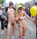 nude naked runners coureurs nus bay to breakers sans francisco (usa) 2010